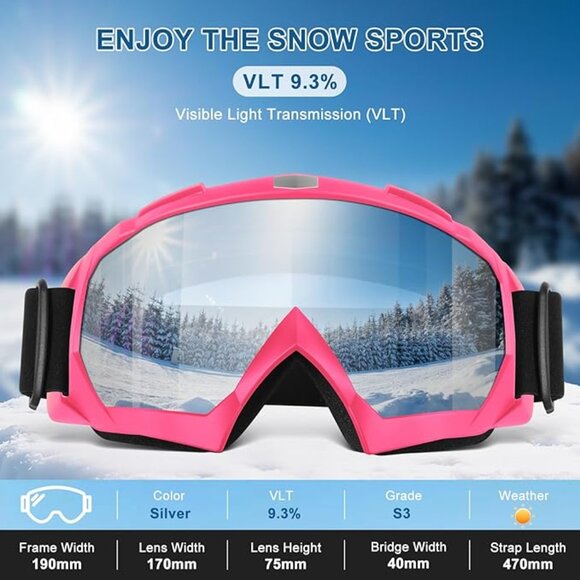 UV Protection Ski Snow Goggles - Picture 5 of 7